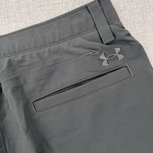 Under Armour Match Play Golf Shorts Men 34 Gray HeatGear Stretch Performance